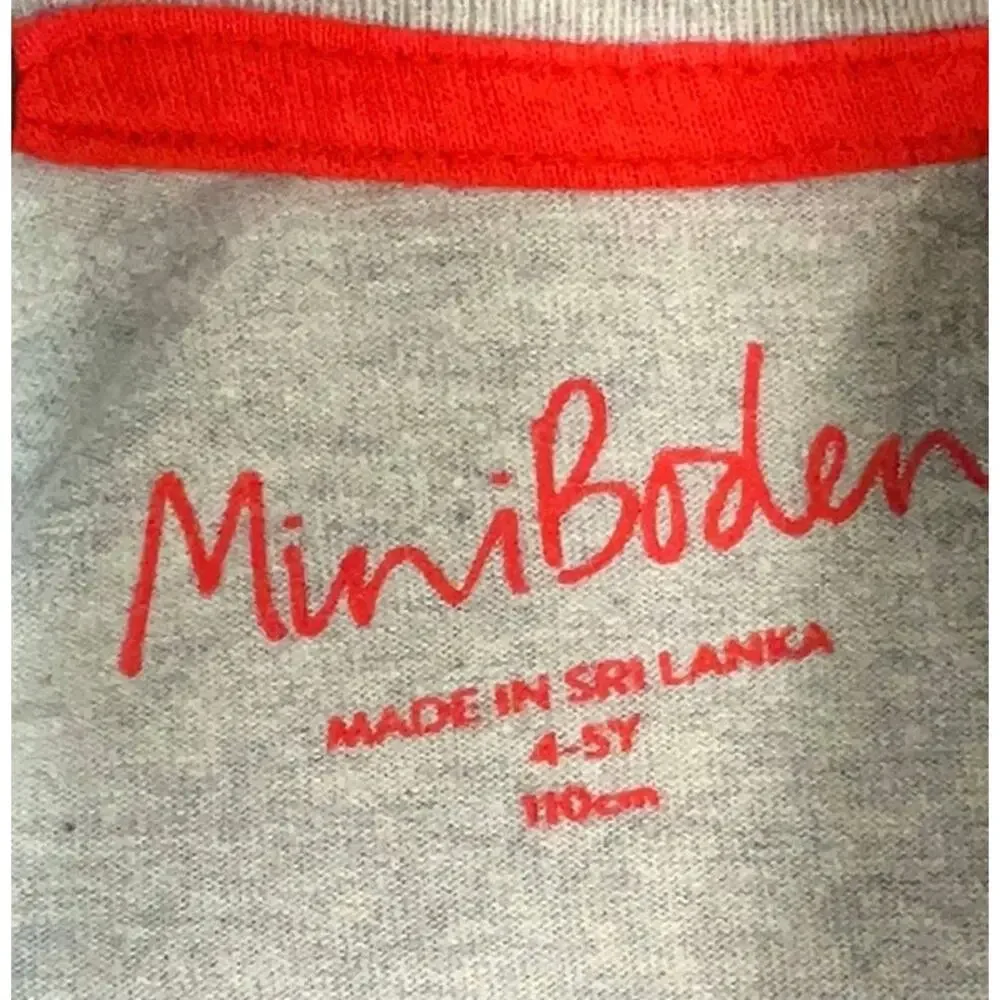 Mini Boden Guitar Appliqué Tee Size 4-5